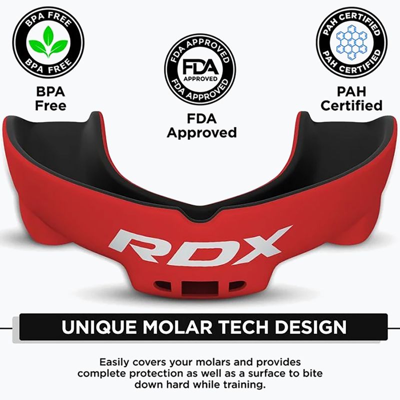 Paradenti per bambini RDX Mouth Junior red/black 3