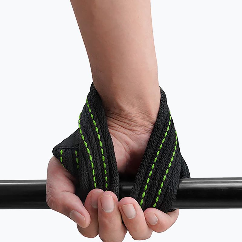 RDX Sollevamento pesi 8 Figure Strap verde militare 3