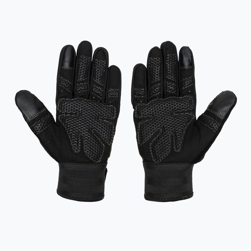 Guanti da allenamento RDX W1F Full Finger verde militare 3