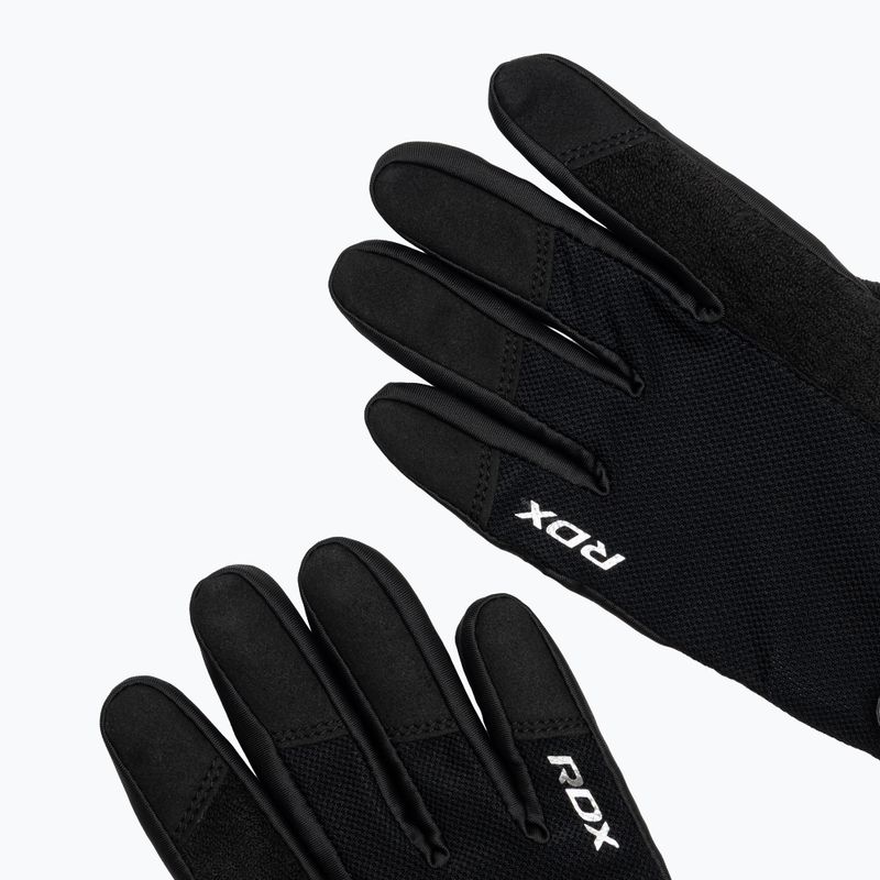 RDX W1F Guanti da allenamento a dita piene neri 4
