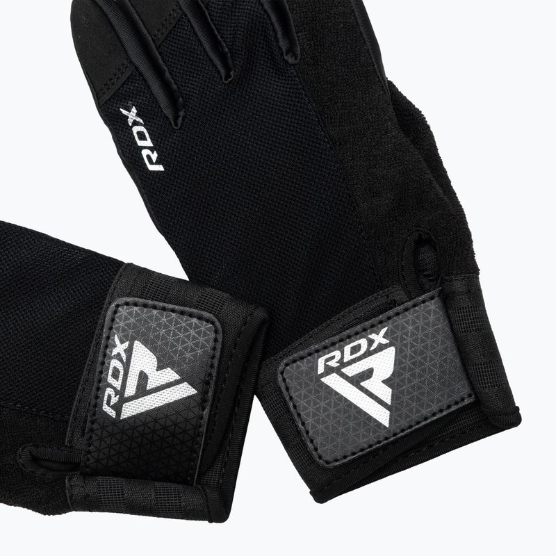 RDX W1F Guanti da allenamento a dita piene neri 5