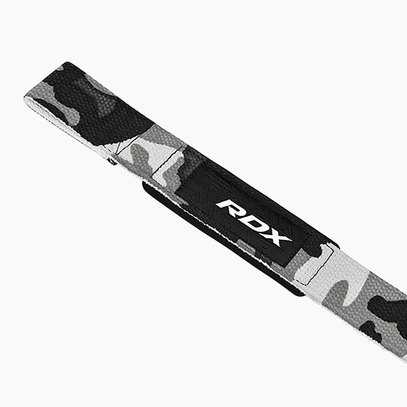 RDX W1 Cinghie da polso per allenamento con i pesi, grigio mimetico 4