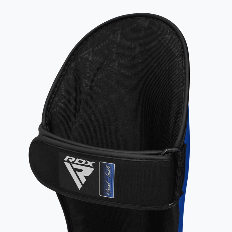 RDX T1 Shin Instep Guards blu/bianco protezioni per tibia e piede 6