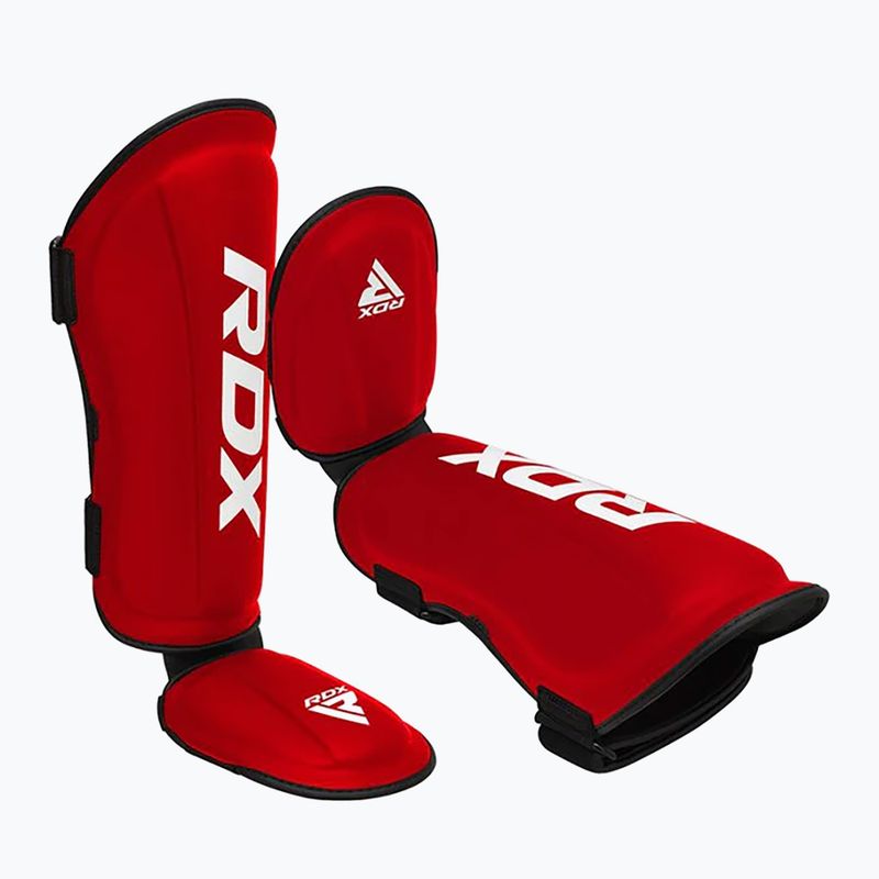 Parastinchi e protezioni per il collo del piede RDX T1 Shin Instep Molded King red/white 3