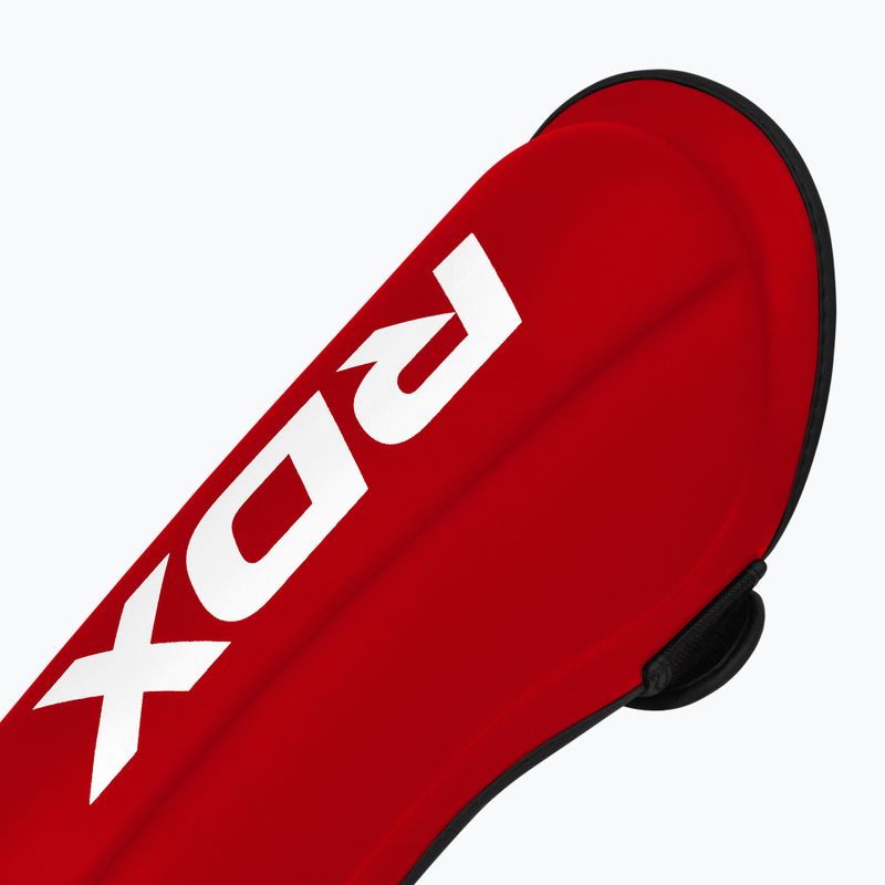 RDX T1 Shin Instep Guards protezioni per tibia e piede rosso/bianco 5