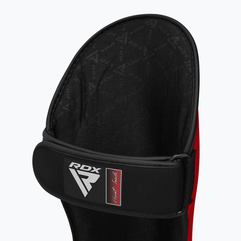 RDX T1 Shin Instep Guards protezioni per tibia e piede rosso/bianco 6