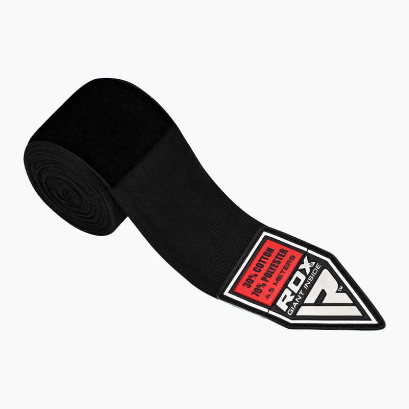 Bende da boxe RDX Hand Wraps Plus nero 2