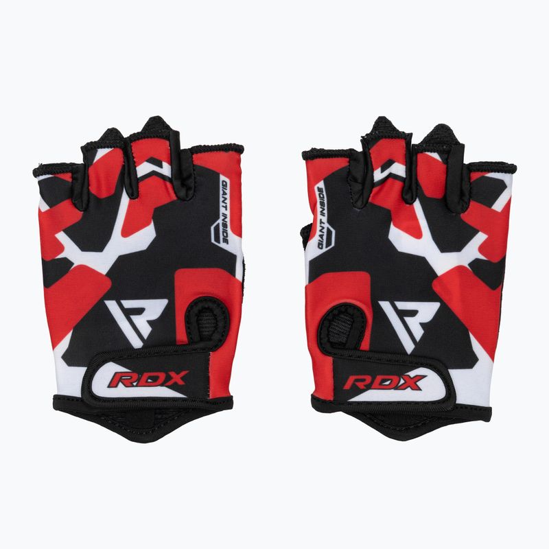 Guanti da allenamento RDX Sumblimation F6 rosso 2