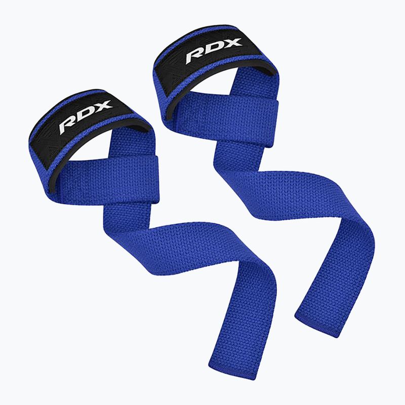 RDX W1 Cinghie da polso per allenamento con i pesi, blu 2