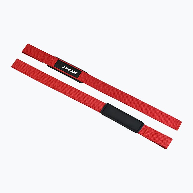 RDX W1 Cinghie da polso per allenamento con i pesi, rosso 3