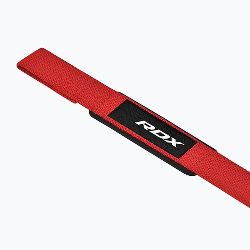 RDX W1 Cinghie da polso per allenamento con i pesi, rosso 4