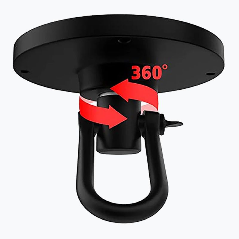 Boxing pearl RDX Speed Ball F6 + Swivel rosso opaco 4