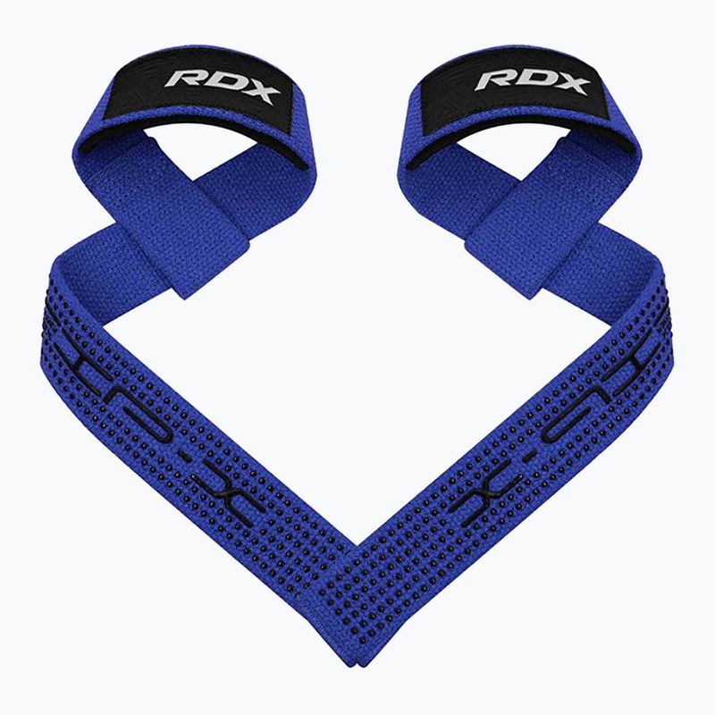 RDX S4 Cinghie da polso per sollevamento pesi blu 2