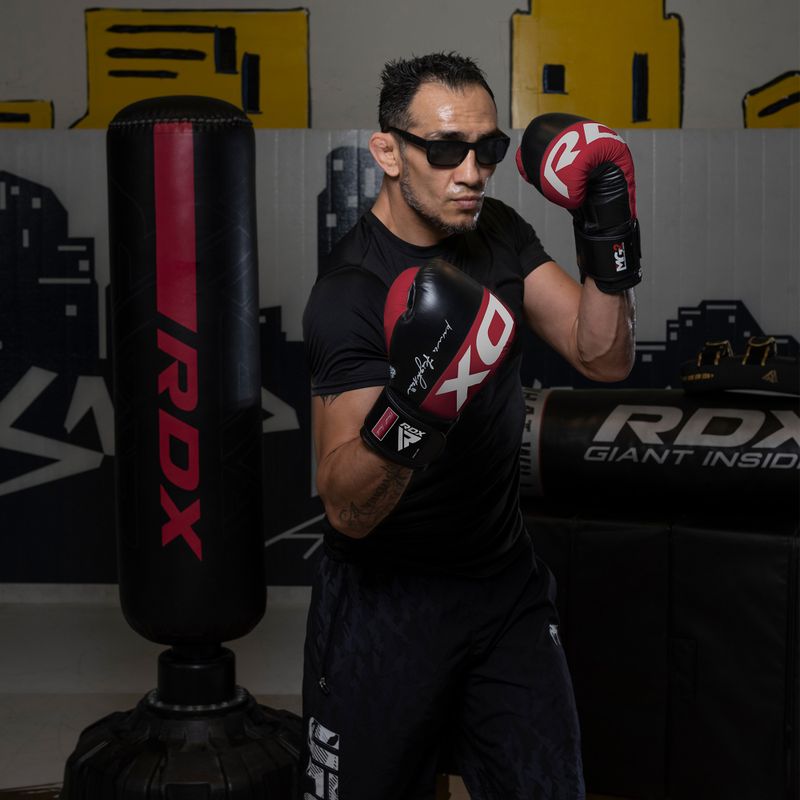 Guanti da boxe RDX REX F4 marrone/blu 9