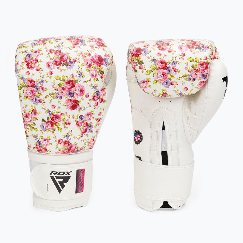 Guanti da boxe RDX FL-6 bianco 3