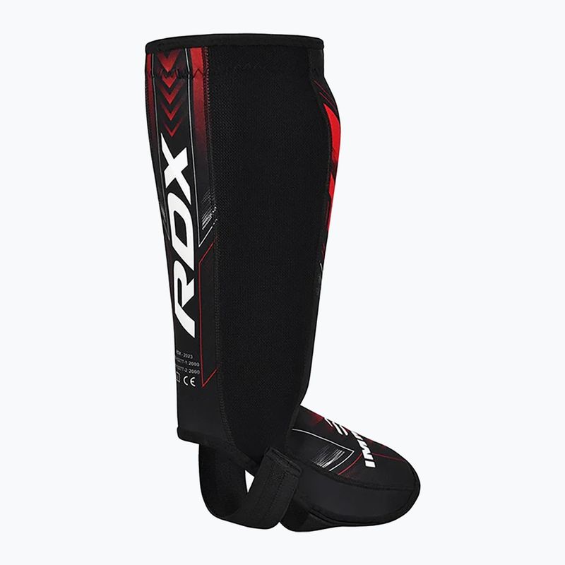 Parastinchi e protezioni per il collo del piede RDX IMMAF Approved Neoprene Shin Instep red 4