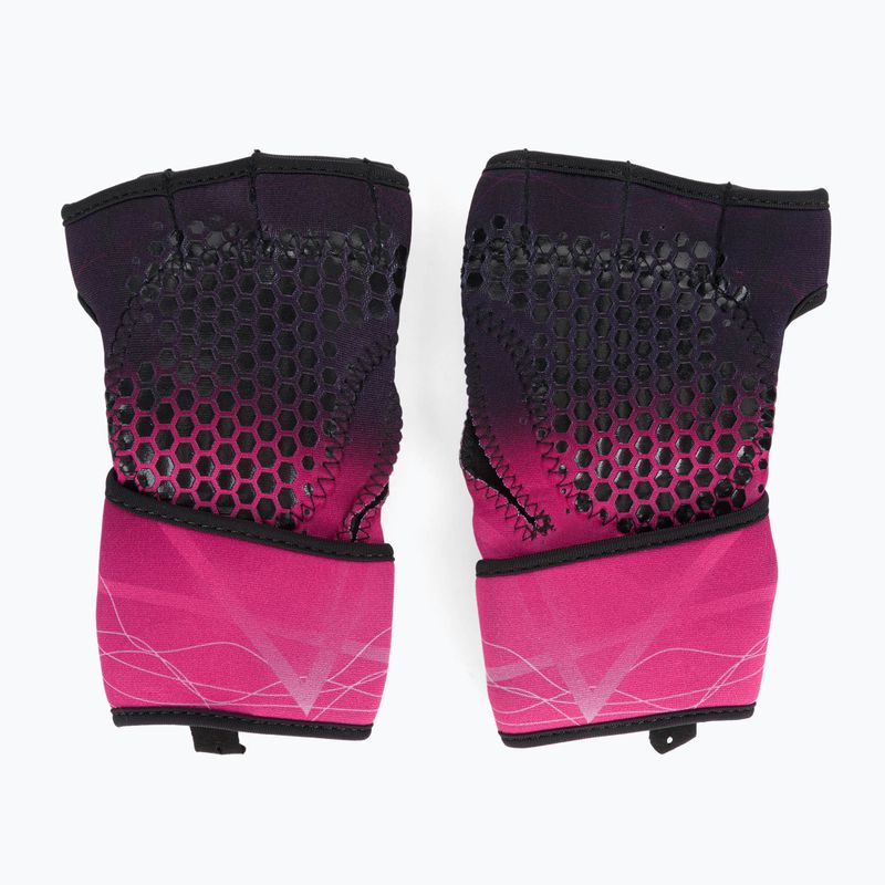 RDX Weight Lifting X1 Guanti da allenamento con cinturino lungo rosa 3