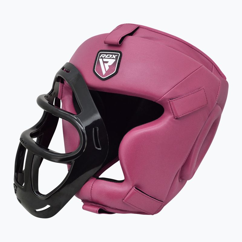Casco da boxe RDX Guard Grill T1 rosa 3