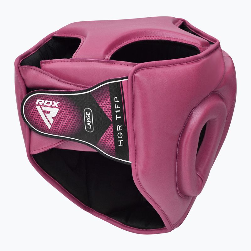 Casco da boxe RDX Guard Grill T1 rosa 5