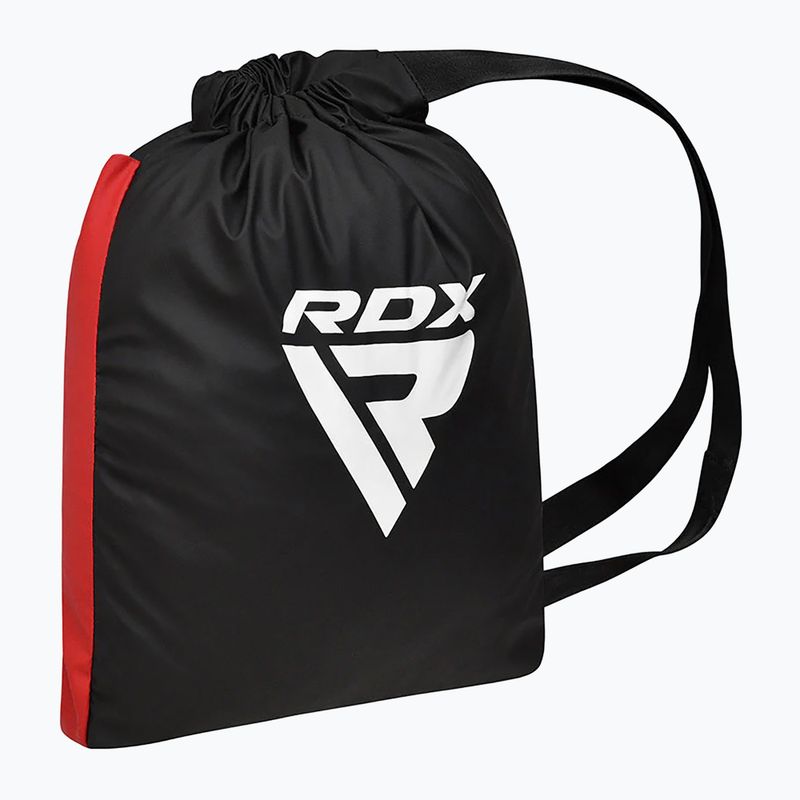 RDX Apex Casco da boxe con protezione per il naso Bar rosso 4