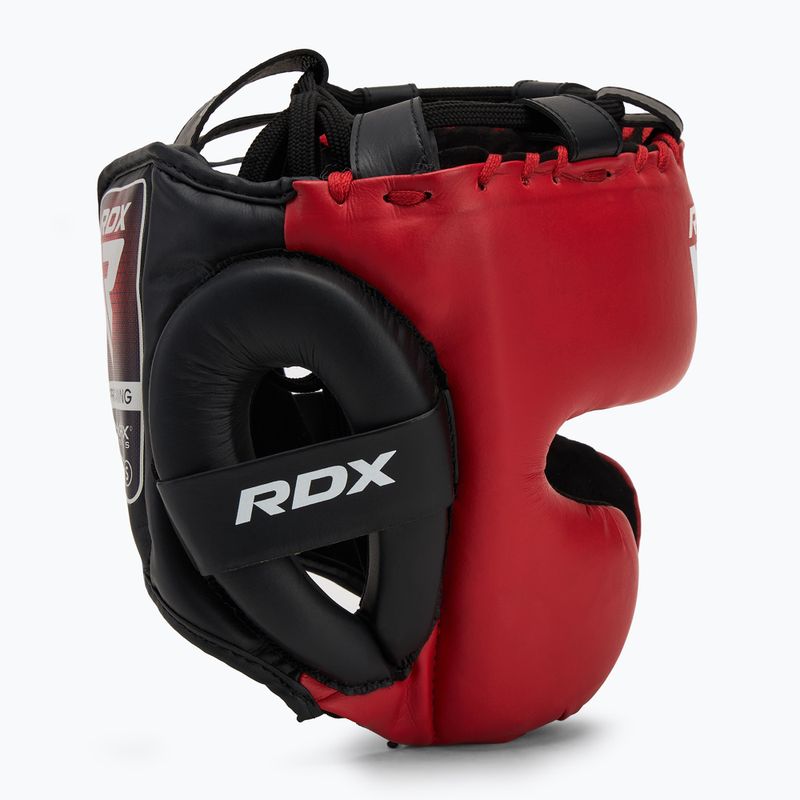 Casco da boxe RDX Guard Grill T1 rosso 2