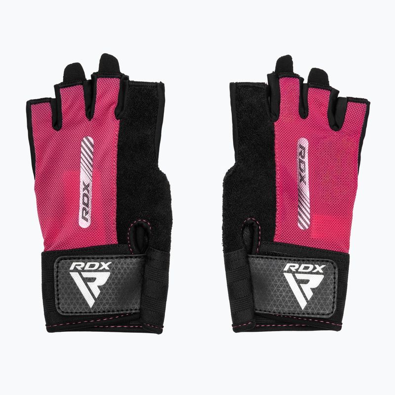 Guanti da allenamento RDX Gym W1 rosa 2