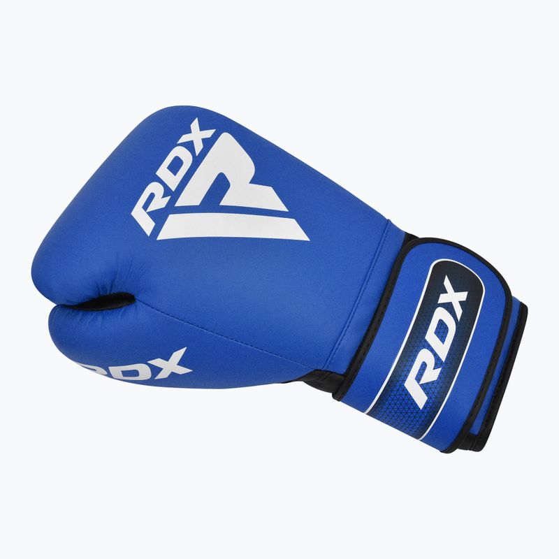 Guanti da boxe RDX Apex Sparring Training Hook & Loop blu 3