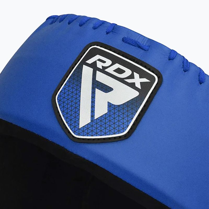 RDX Apex Casco da boxe con protezione del naso Bar blu 5