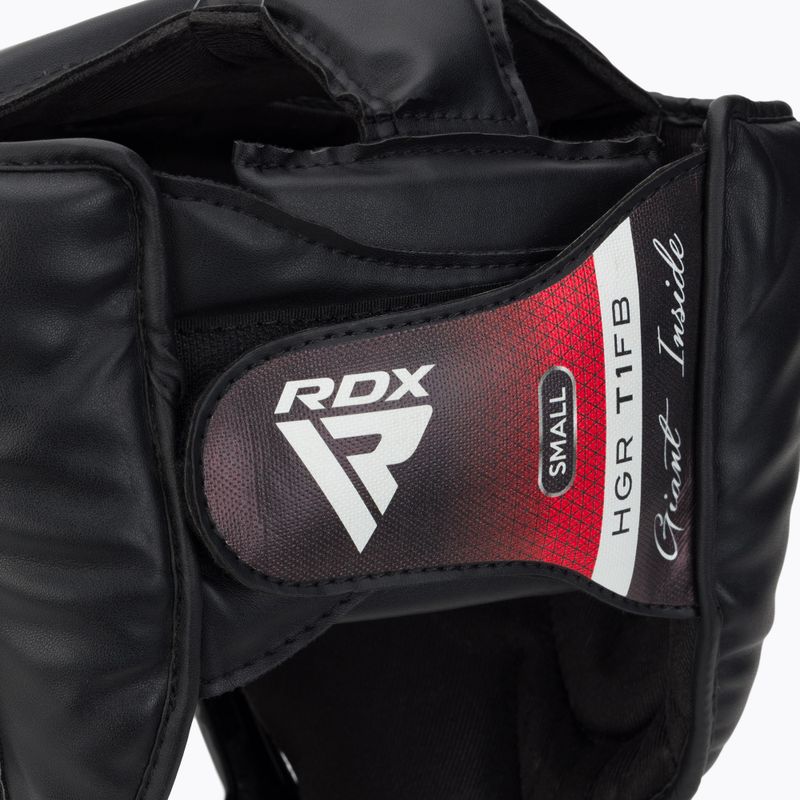 Casco da boxe RDX Guard Grill T1 nero 4