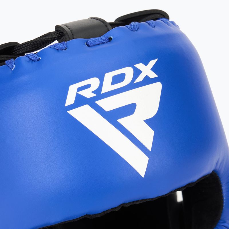 Casco da boxe RDX Guard Grill T1 blu 4