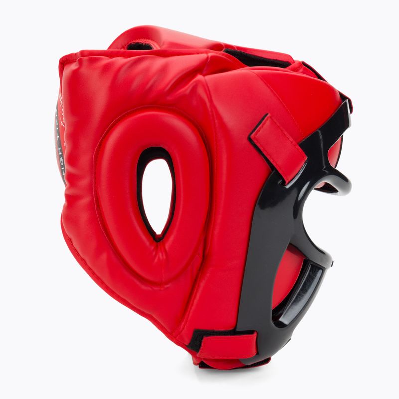 Casco da boxe RDX Guard Grill T1 rosso 2