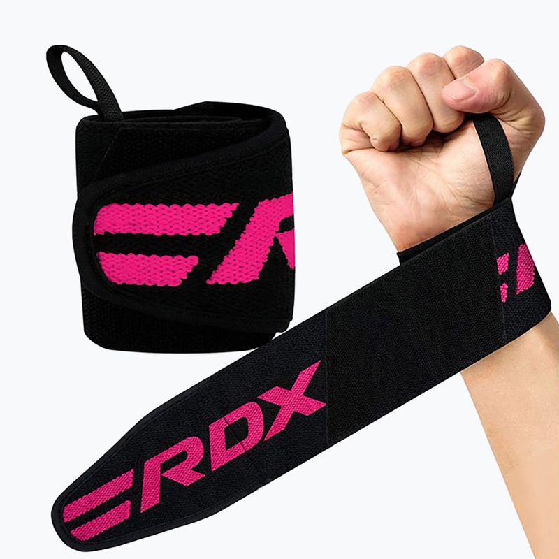 Tutore per polso RDX Gym Wrist Wrap rosa 5