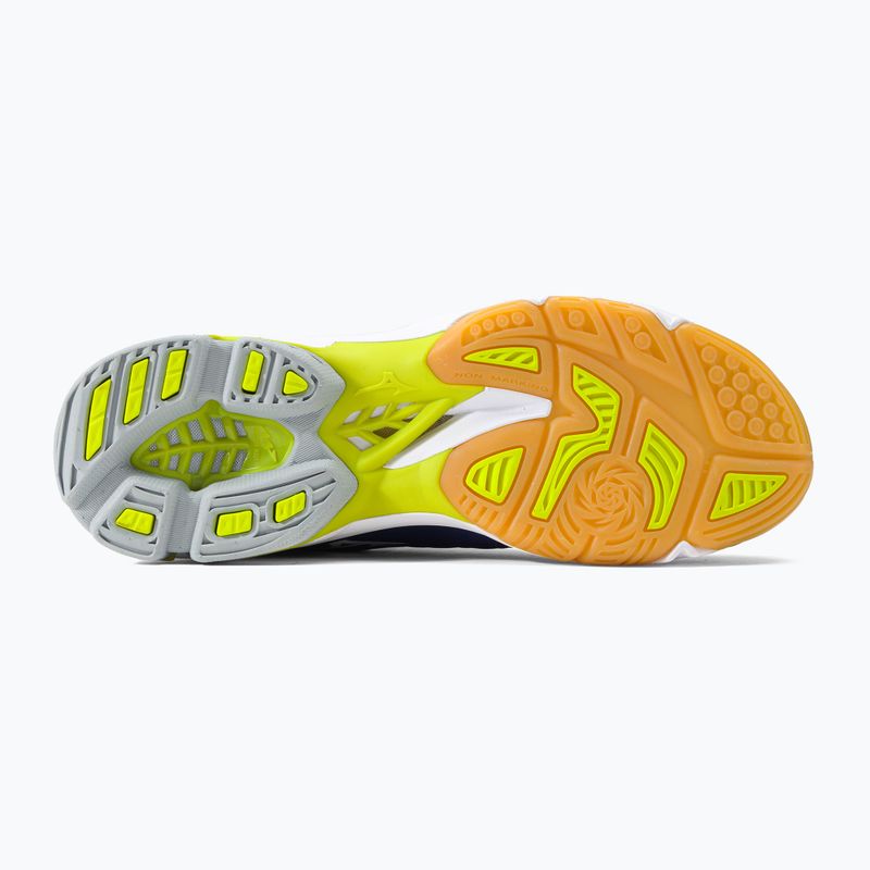 Scarpe da pallavolo uomo Mizuno Wave Lightning Z3 Mid blu V1GA170571 4