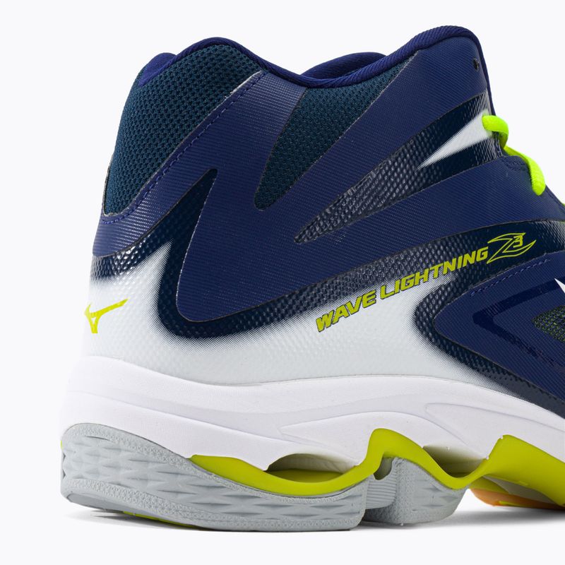 Scarpe da pallavolo uomo Mizuno Wave Lightning Z3 Mid blu V1GA170571 8