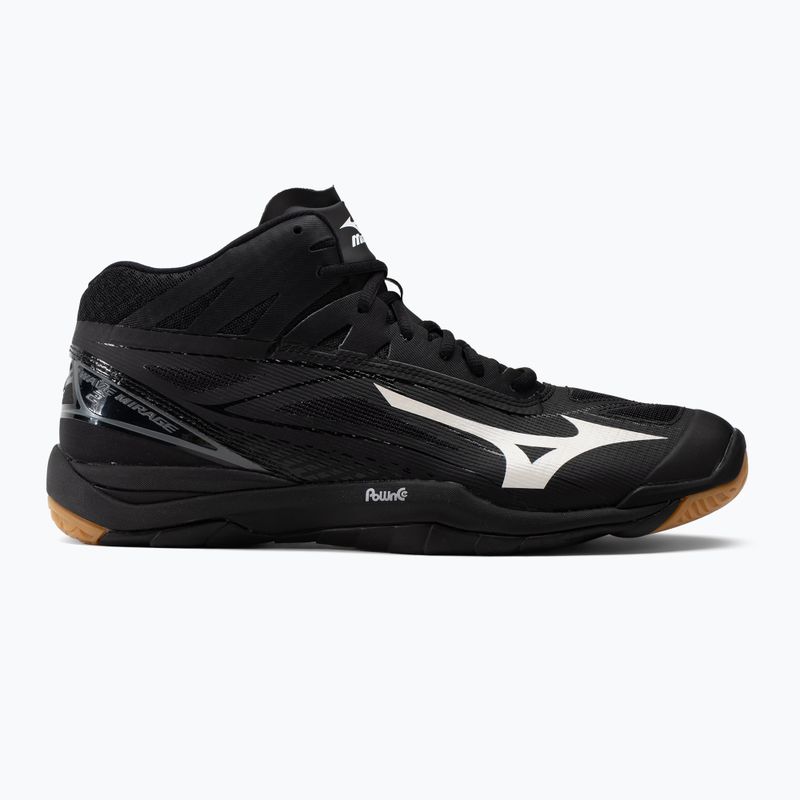 Scarpe da pallavolo da uomo Mizuno Wave Mirage 2 Mid nero X1GA176099 2