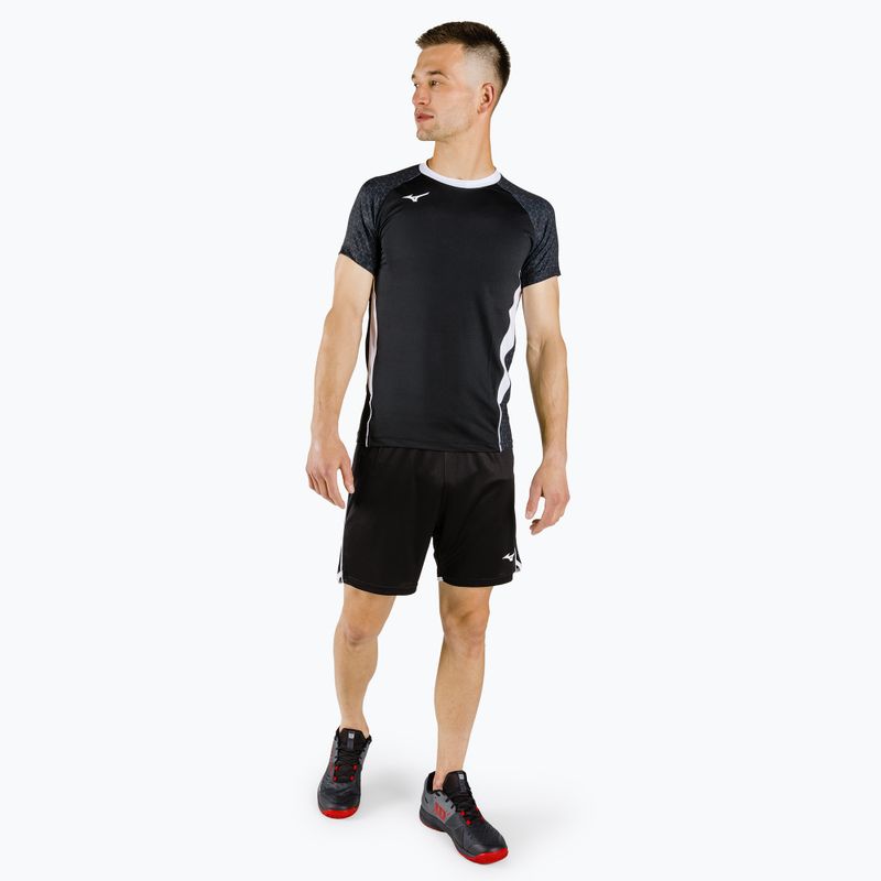 Camicia da uomo Mizuno Premium High-Kyu match nero V2EA700209 2