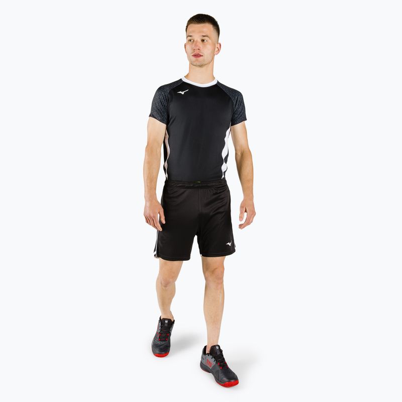 Pantaloncini da allenamento Mizuno High-Kyu da uomo, nero V2EB700109 2
