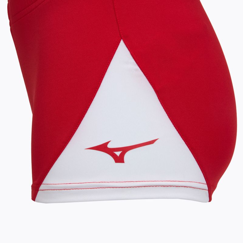 Pantaloncini da allenamento da donna Mizuno Myou red/white 4