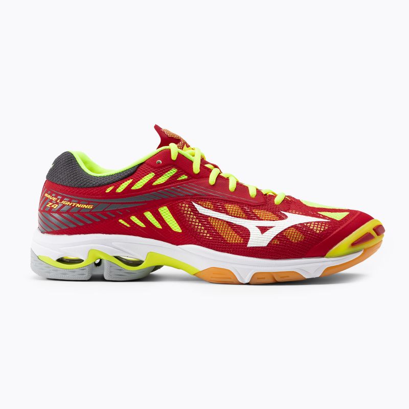 Scarpe da pallavolo da uomo Mizuno Wave Lightning Z4 rosso V1GA180001 2