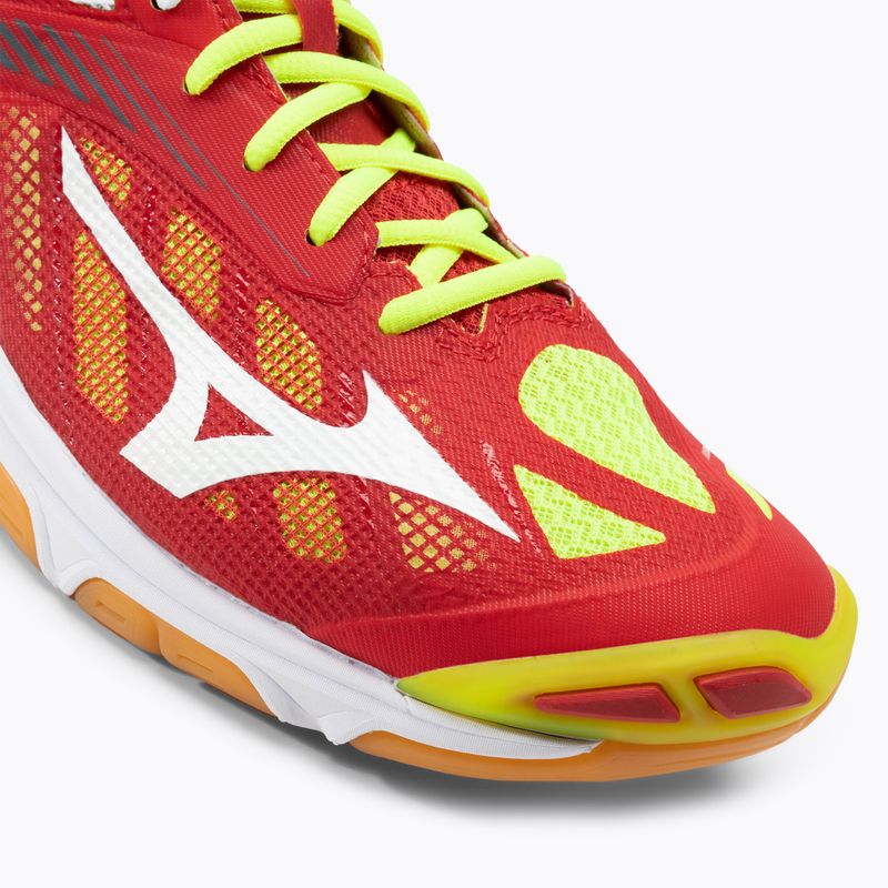 Scarpe da pallavolo da uomo Mizuno Wave Lightning Z4 rosso V1GA180001 7