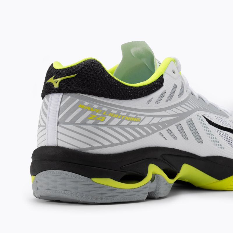 Scarpe da pallavolo uomo Mizuno Wave Lightning Z4 giallo V1GA180044 8