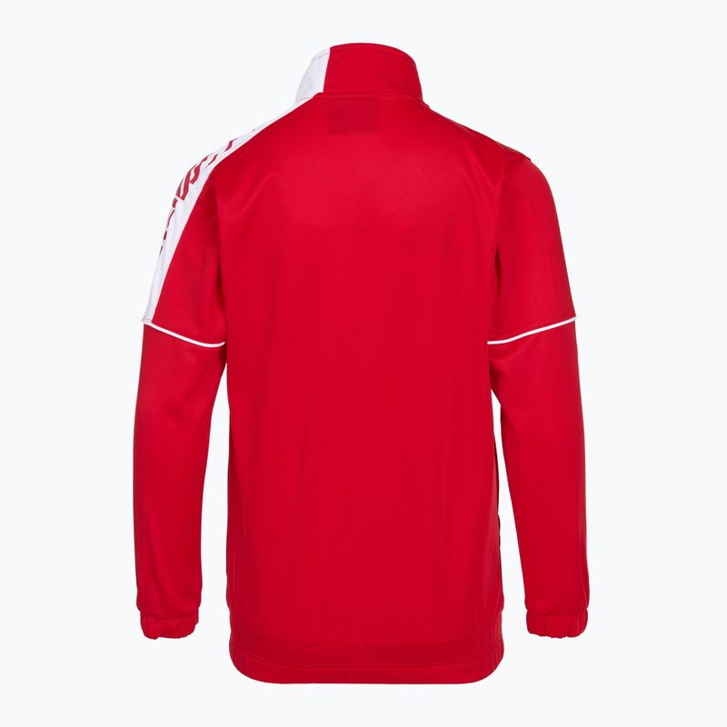 Felpa da allenamento bambino Mizuno Knitted Track red 2