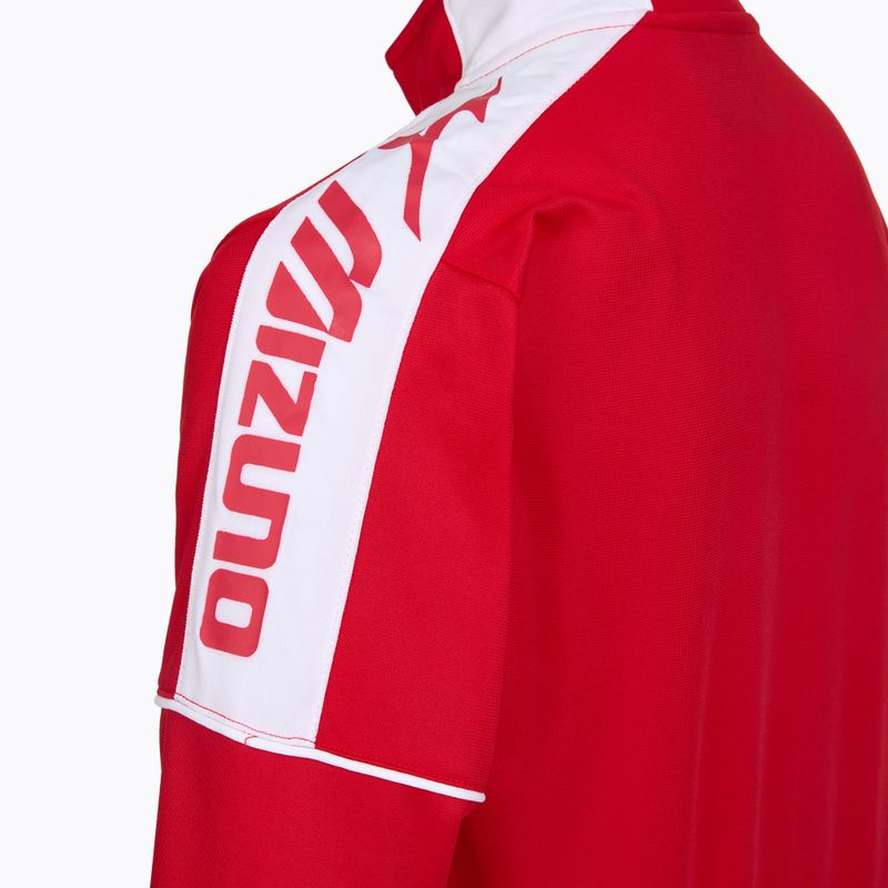 Felpa da allenamento bambino Mizuno Knitted Track red 3