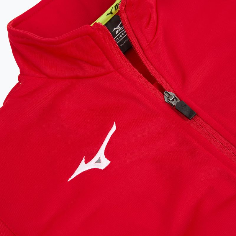 Felpa da allenamento bambino Mizuno Knitted Track red 4