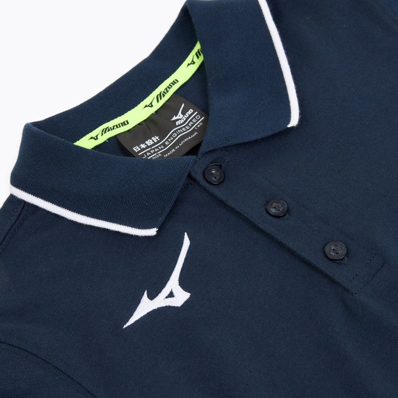 Maglietta per bambini Mizuno Polo navy/white 3