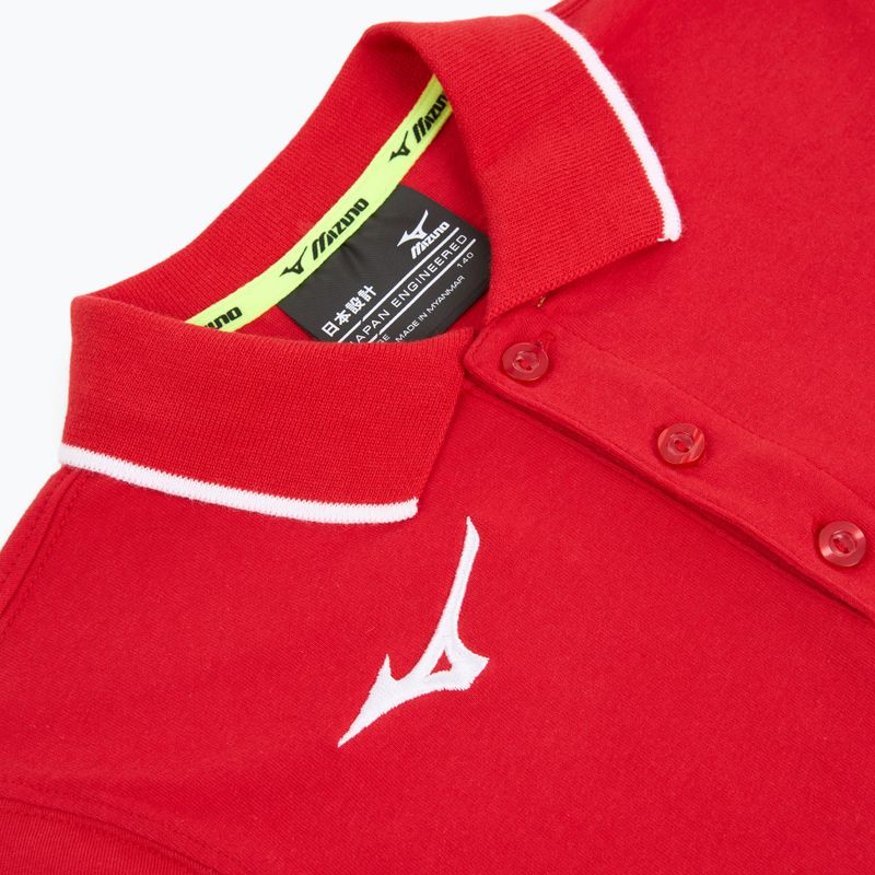 Maglietta per bambini Mizuno Polo red/white 3