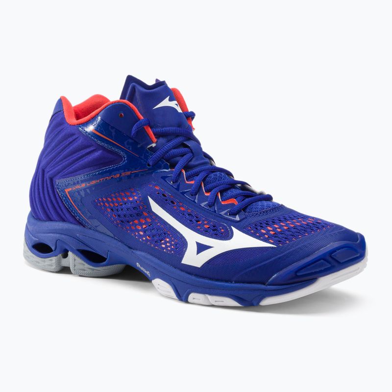Scarpe da pallavolo uomo Mizuno Wave Lightning Z5 Mid blu V1GA190500