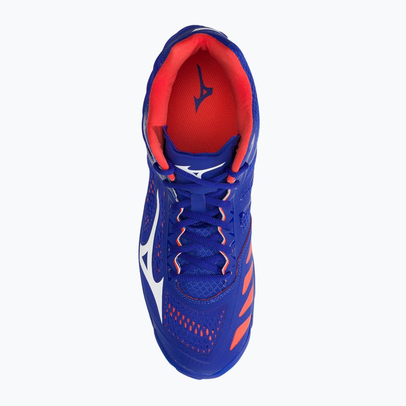 Scarpe da pallavolo uomo Mizuno Wave Lightning Z5 Mid blu V1GA190500 6