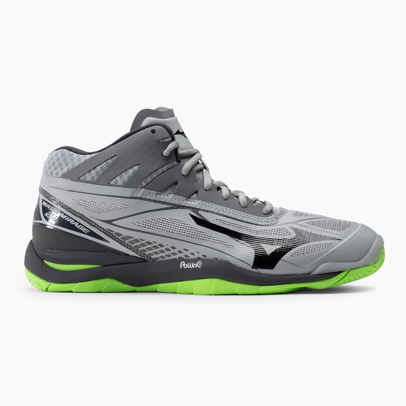Scarpe da pallavolo uomo Mizuno Wave Mirage 2.1 Mid verde X1GA187037 2