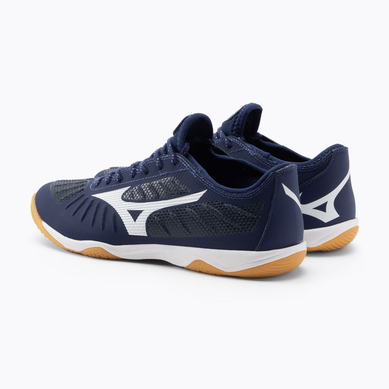 Scarpe da calcio Mizuno Rebula Sala Elite IN da uomo blu navy Q1GA202001 3